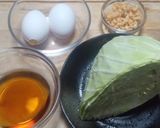 キャベツの卵とじ作り方1写真