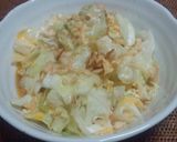 キャベツの卵とじ作り方8写真