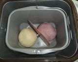 くるくる紫いもお豆のメッシュパン作り方4写真