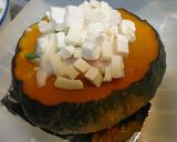 まるごとかぼちゃのグラタン作り方6写真
