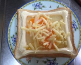 朝食にこれ一枚＊たまごのせトースト作り方4写真