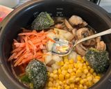 あるもので炊飯器チキンライス作り方4写真