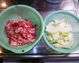 玉ねぎも一緒に。簡単！豚肉の生姜焼き♪作り方1写真