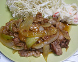 玉ねぎも一緒に。簡単！豚肉の生姜焼き♪作り方7写真