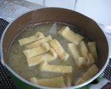 味噌汁(人参・玉葱・小松菜・油揚げ)作り方7写真