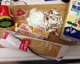 豆乳入り明太子パスタこってり編作り方1写真