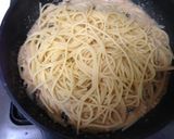 豆乳入り明太子パスタこってり編作り方6写真