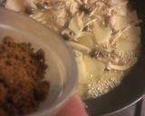大根とキノコの和風カレーパスタ作り方4写真