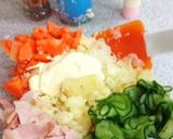 ポテトサラダのカルボナーラ風♡作り方7写真