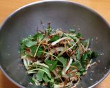 揚げゴボウの豆腐サラダ作り方3写真