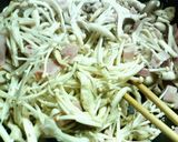 居酒屋ママ直伝☆きのこカルボ作り方2写真
