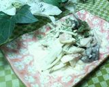 居酒屋ママ直伝☆きのこカルボ作り方6写真