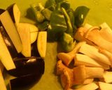 秋野菜の和風オリーブ煮作り方1写真