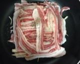 豚バラ、ジャガイモ、チーズの重ね焼き作り方3写真