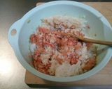 ご飯ハンバーグ作り方1写真