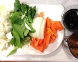 栄養たっぷり♡八宝菜(^^)v作り方1写真