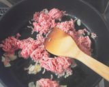 ひき肉とキャベツのパスタ作り方3写真