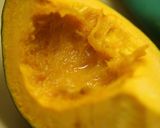 ハロウィンおばけのかぼちゃスープ作り方1写真