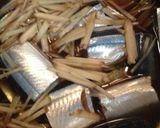 秋刀魚の生姜煮作り方2写真