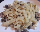 きのこクリームパスタ作り方4写真
