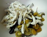 きのこと鶏ささみのおろし和え作り方5写真