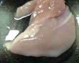 簡単副菜♪ヘルシーな青梗菜と胸肉の梅和え作り方3写真