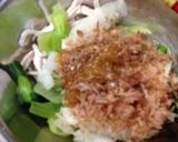 簡単副菜♪ヘルシーな青梗菜と胸肉の梅和え作り方6写真
