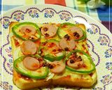 食べラーのせ☆ピザトースト作り方4写真