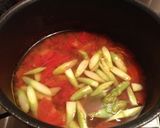 風邪ひきさんに！プチトマトのスープパスタ作り方3写真