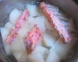 骨は全部取って‥ぶり大根(ぶりのあら煮)作り方4写真