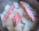 骨は全部取って‥ぶり大根(ぶりのあら煮)作り方4写真