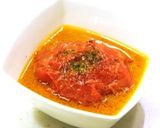 出汁いらず！簡単！トマトのお味噌汁作り方4写真