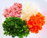 オムライスにも～ 炊き込みチキンライス作り方1写真