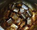 圧力鍋で　骨まで食べられるさんま煮作り方4写真