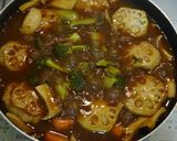 お野菜たっぷり　煮込みレンコンバーグ作り方9写真