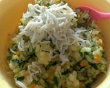 野菜たっぷり炒飯 離乳食完了期作り方8写真