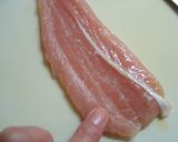 ☆　春竹の子と鶏ささみのロールフリット作り方2写真