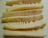 ☆　春竹の子と鶏ささみのロールフリット作り方8写真