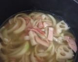 オニオンスープ＊れんこん入り＊作り方3写真