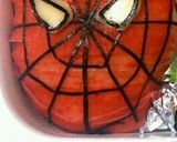 簡単キャラ弁＊スパイダーマンハロウィン風作り方2写真