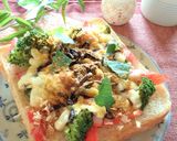 七味ふりふり～カニカマの和カレートースト作り方6写真