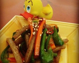 "めんつゆ"で簡単♪蒟蒻とちくわの炒め煮作り方9写真