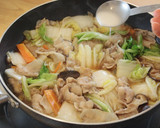 白菜と豚肉のとろみ炒め作り方6写真