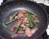 お弁当にも❤ベーコン&隠元のゴマドレ炒め作り方5写真