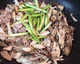 アスパラキノコと豚肉のバター醤油ソテー作り方3写真