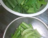 小松菜の煮浸し☆作り方1写真