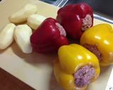 パプリカの肉詰め煮込み作り方3写真