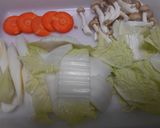 土鍋で鶏肉団子と白菜の煮込みうどん作り方3写真
