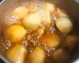 万能醤油だれで~ 里芋のそぼろ煮作り方4写真