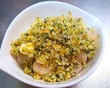 マッシュルームと小柱(貝柱)のパン粉焼き作り方5写真